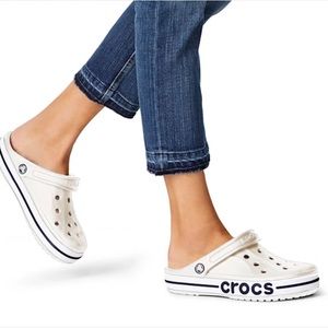 NWT Crocs Bayaband Clog - White Size 6